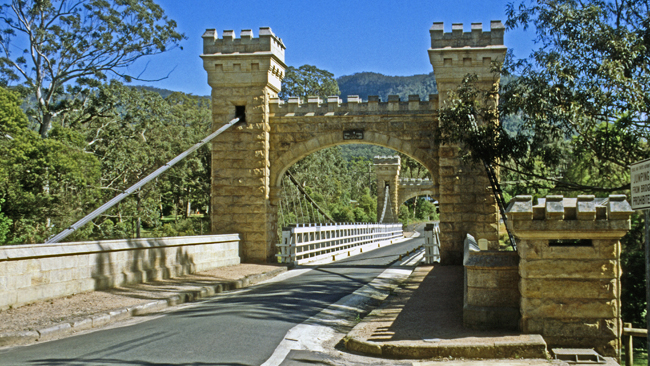Die Hamden Bridge im Kangaroo Valley